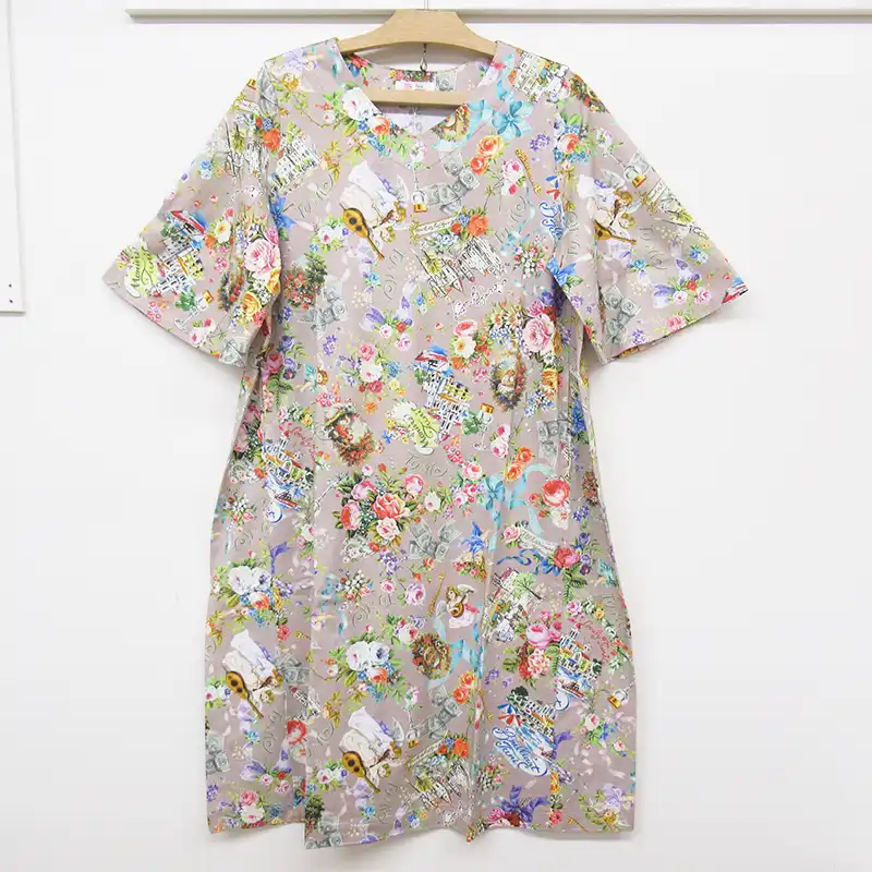 TUNIC　80双天竺・マリンラブ　６分フレア軸TN/Bベージュ